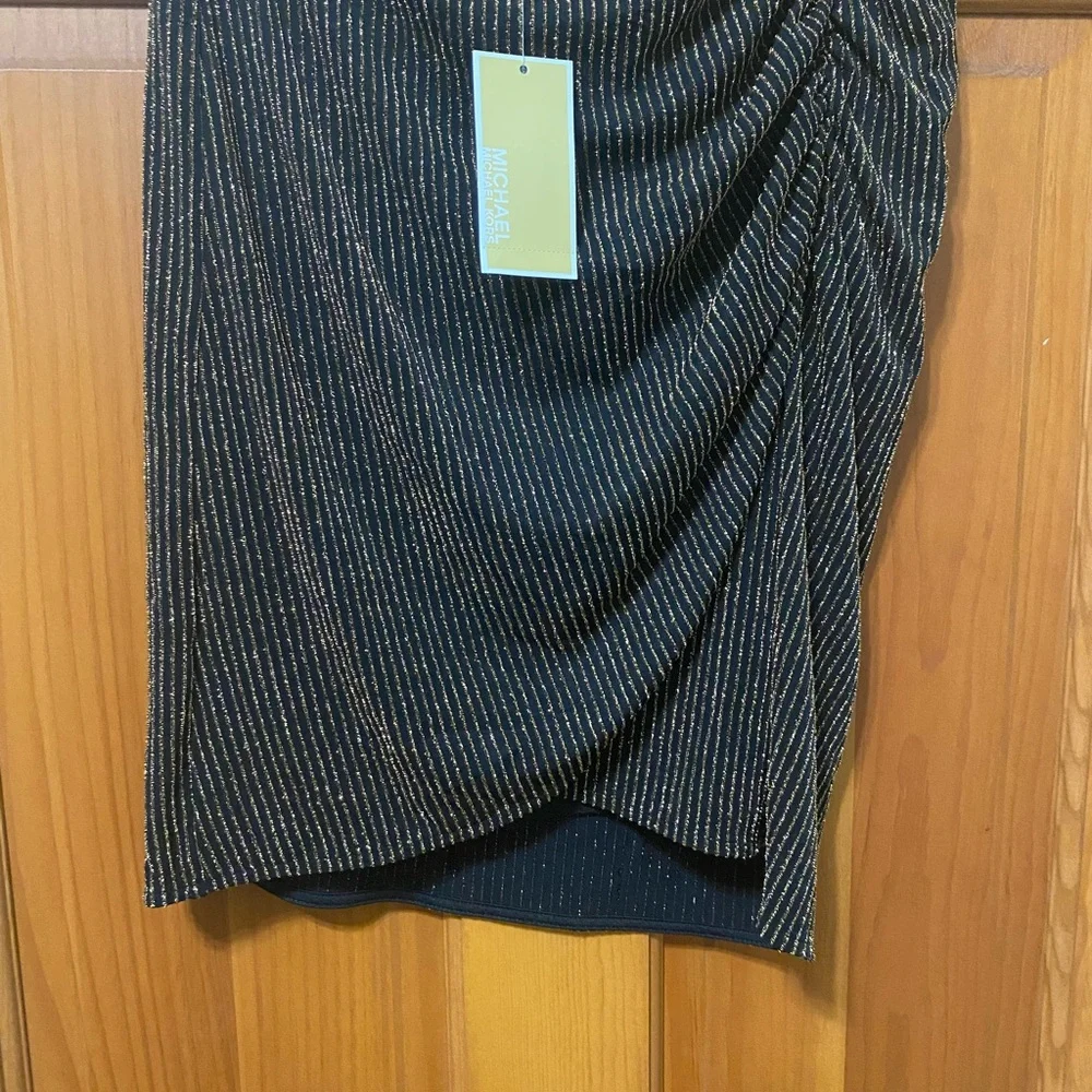 #95 NWT Michael Kors sparkle metallic mini skirt - Picture 3 of 4